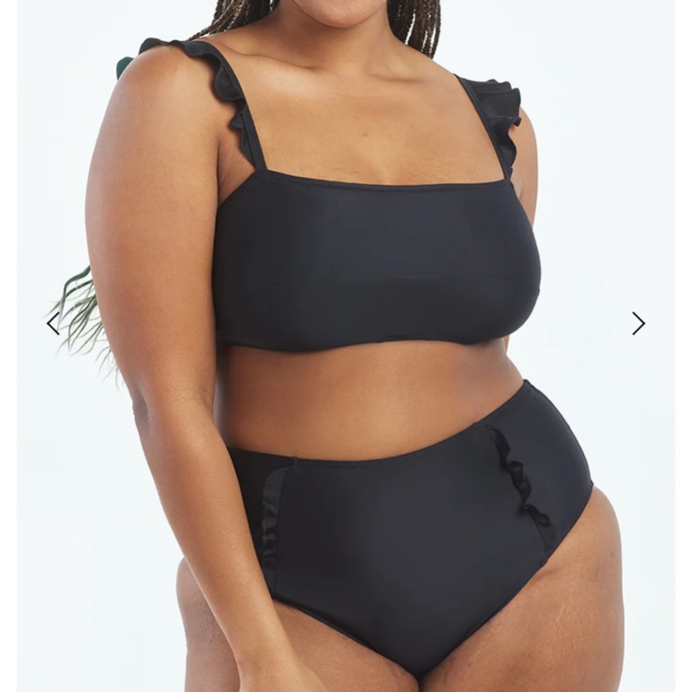 MOVING SALE | NWT Summersalt Women’s Ruffle High Rise Bikini Bottom, Sea Urchin